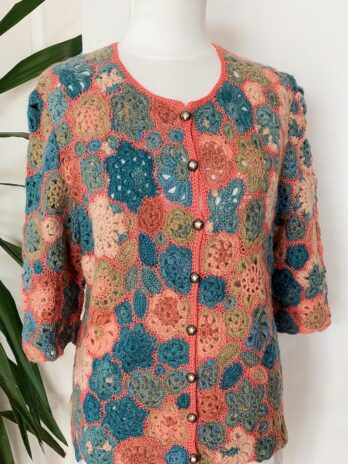 Jacheta Multicolora Crosetata Manual – Marta CrochetArt